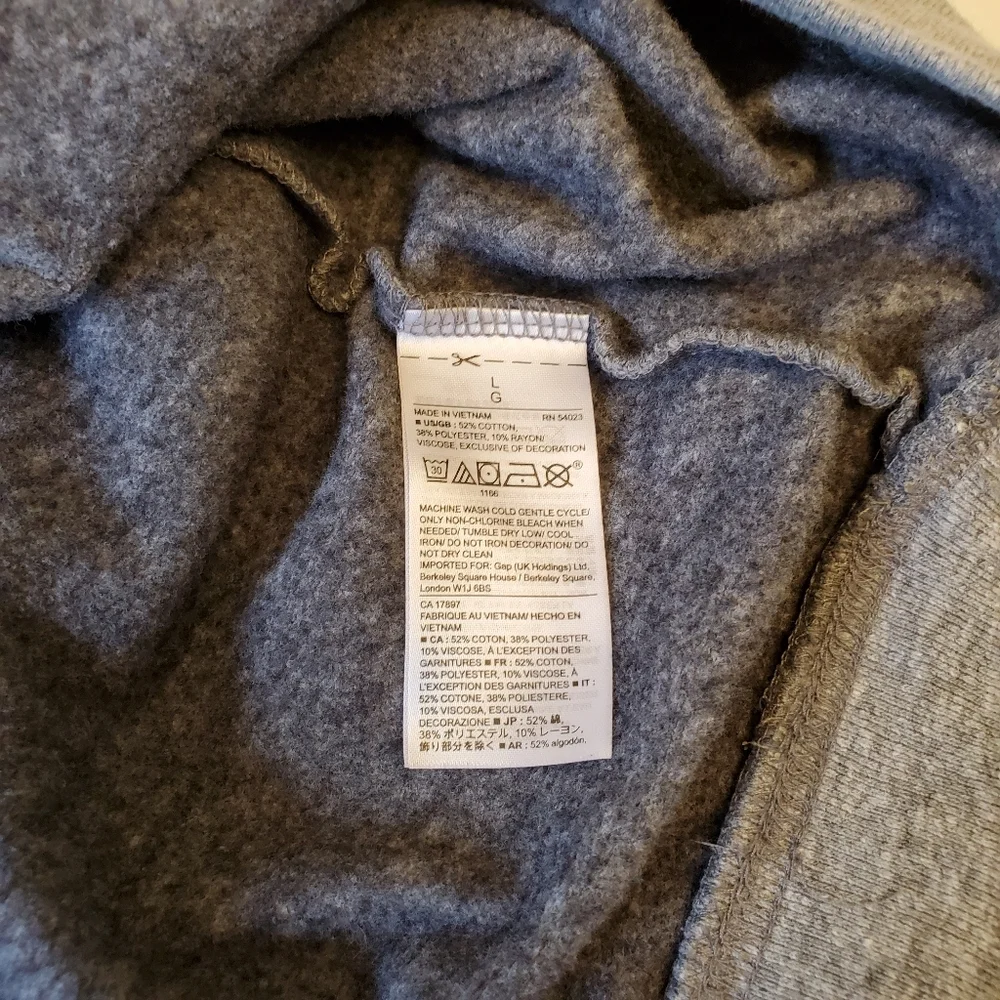 GAP kids hoodie unisex jacket Sz L